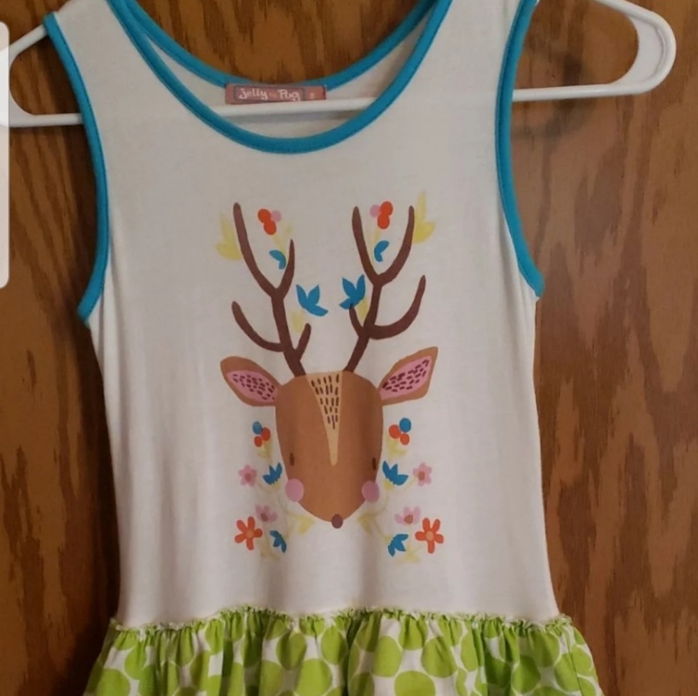 Jelly The Pug 8 Ruffle Dress